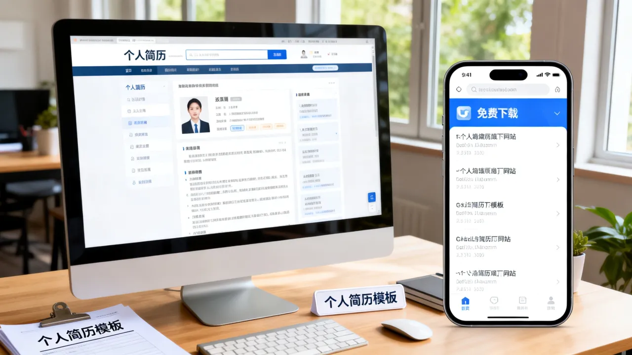 怎么下载个人简历，个人简历模板免费下载网站有哪些？