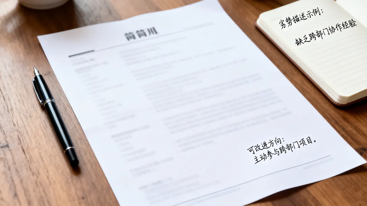 工作简历劣势怎么写？简历劣势怎么写比较好？