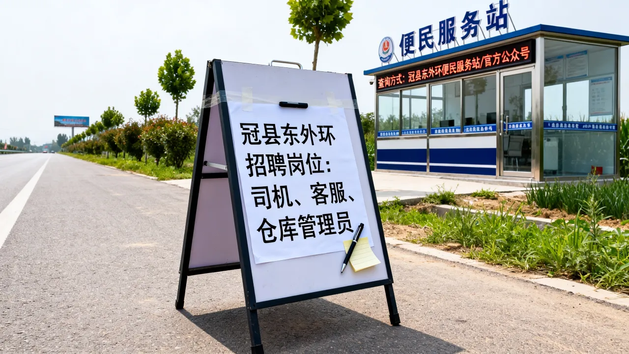 冠县东外环招聘岗位有哪些，冠县东外环招聘信息在哪里查？-图1