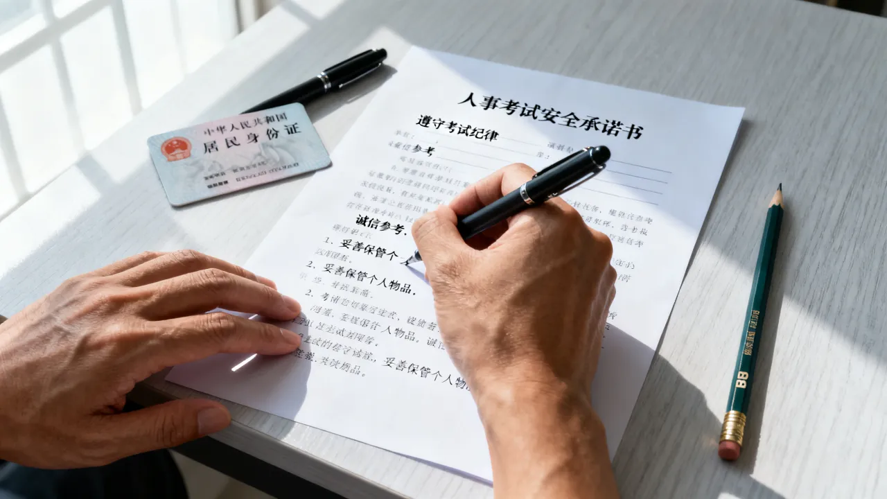 人事考试安全承诺书是什么，人事考试安全承诺书怎么填写-图2