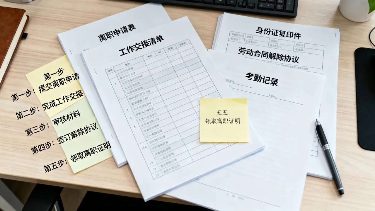 人事离职手续怎么办理,离职手续办理流程及所需材料有哪些?-图3 人事离职手续怎么办理,离职手续办理流程及所需材料有哪些?-图3