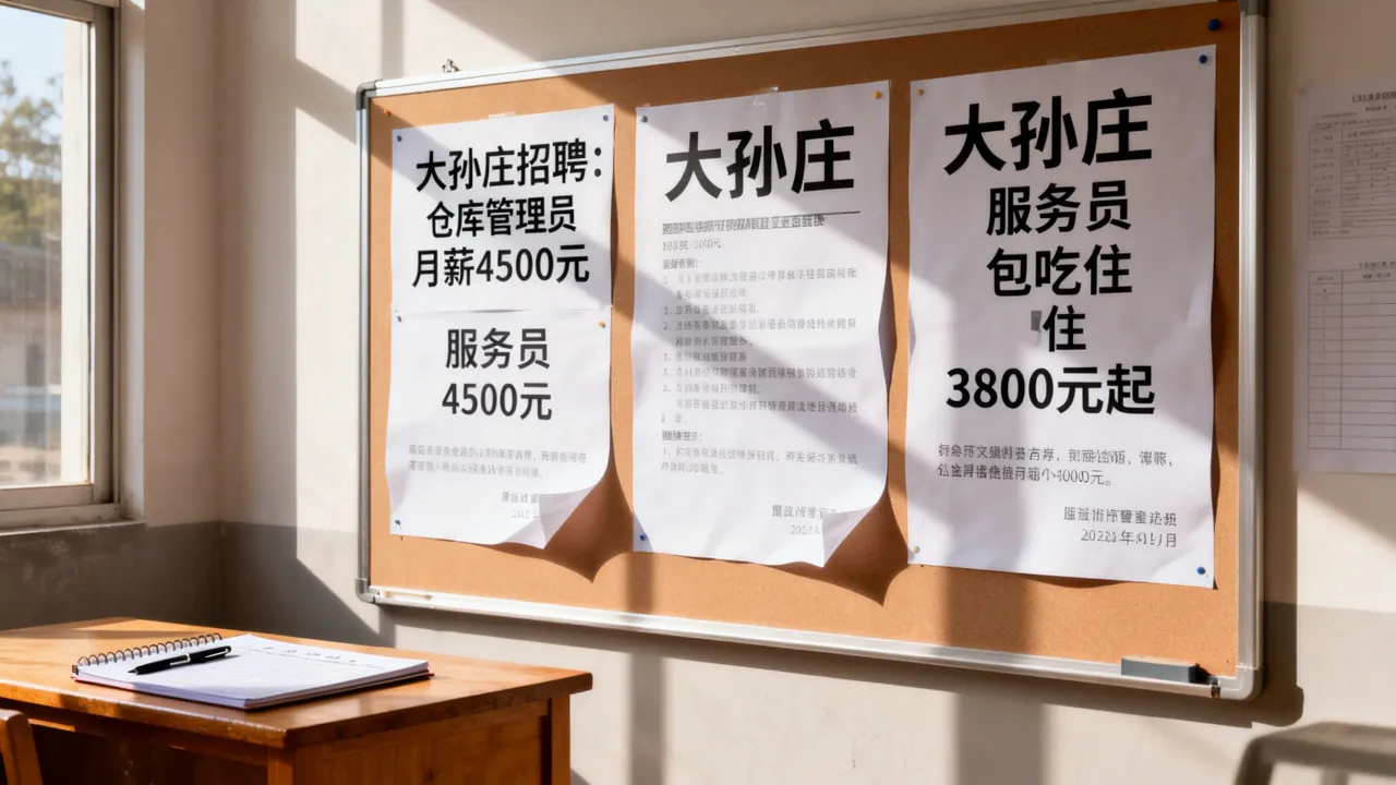 郑州大孙庄招聘信息有哪些，大孙庄最新招聘岗位在哪找？-图1