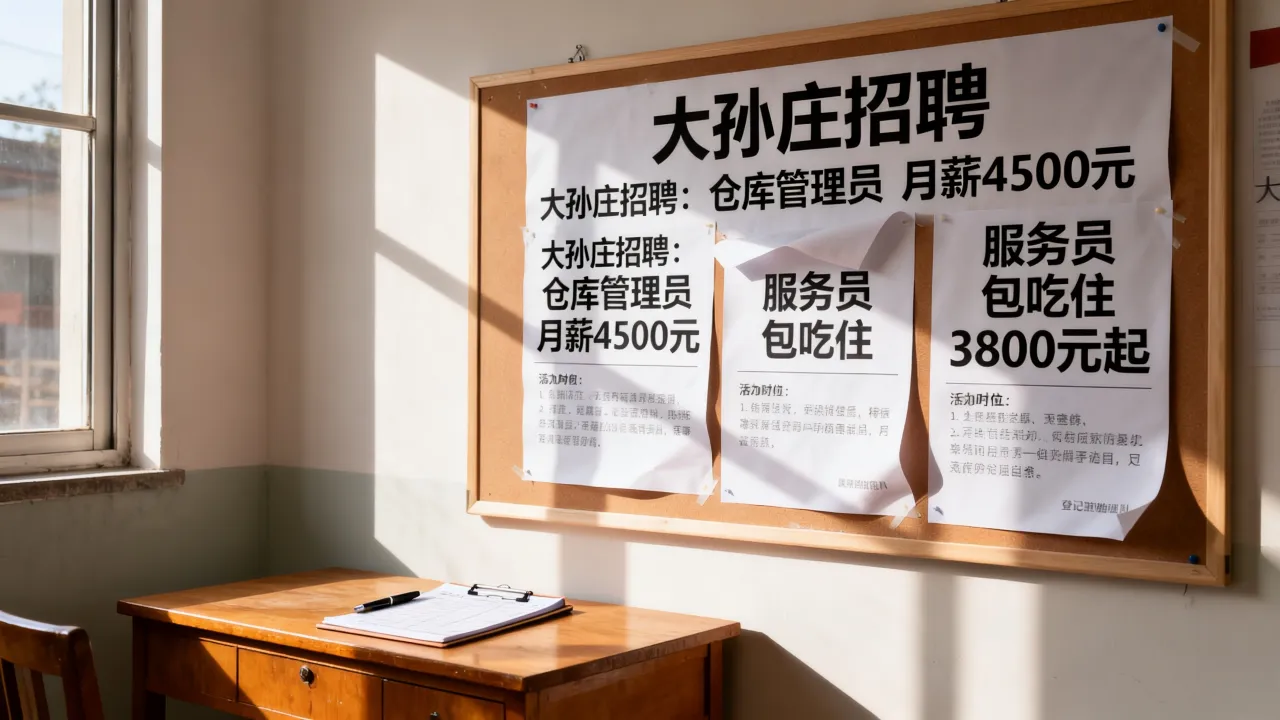 郑州大孙庄招聘信息有哪些，大孙庄最新招聘岗位在哪找？-图2