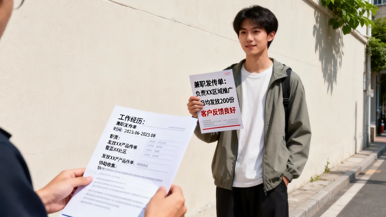 发传单怎么写在简历,兼职发传单简历经历怎么写?-图1 发传单怎么写在简历,兼职发传单简历经历怎么写?-图1