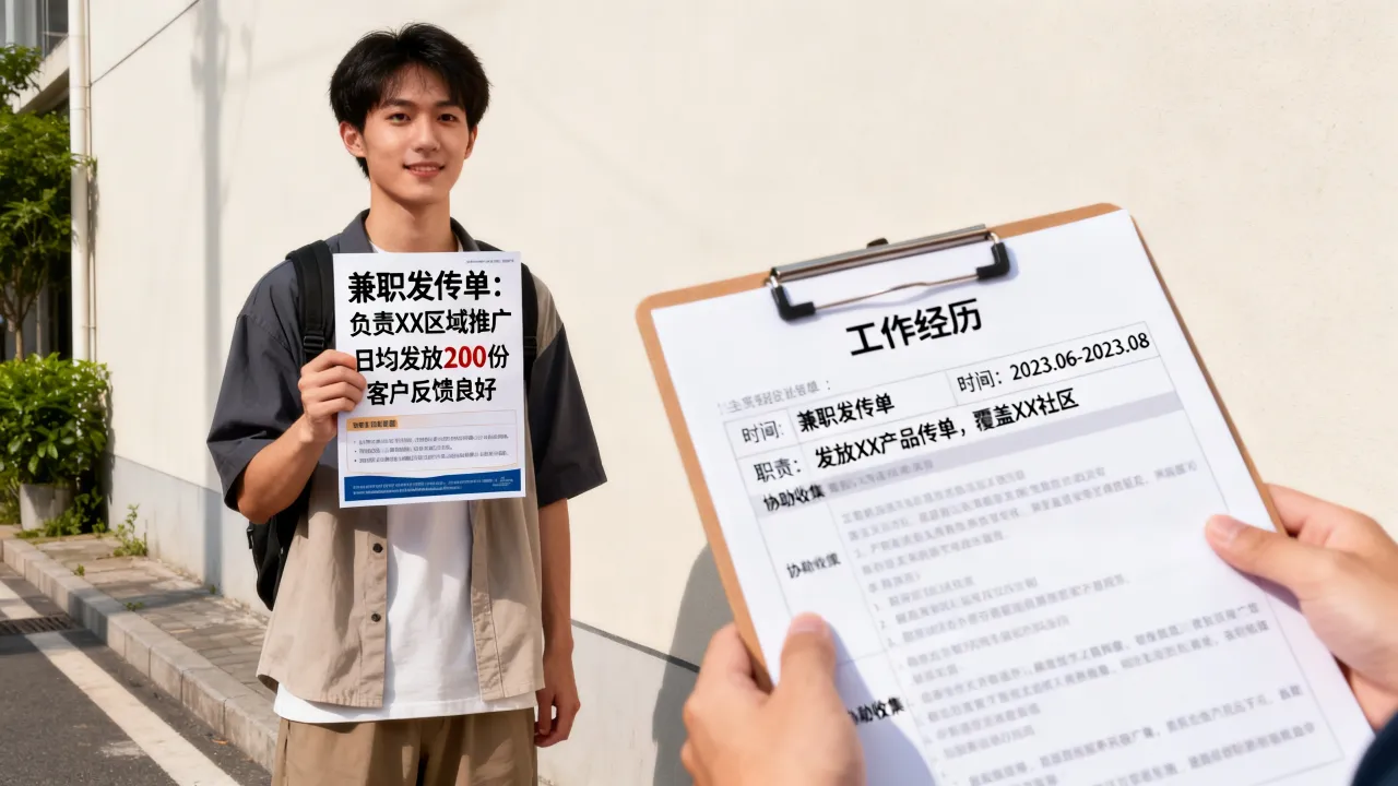 发传单怎么写在简历,兼职发传单简历经历怎么写?-图2 发传单怎么写在简历,兼职发传单简历经历怎么写?-图2