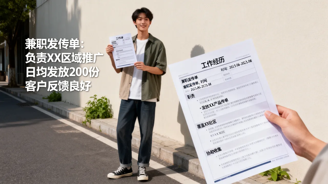 发传单怎么写在简历,兼职发传单简历经历怎么写?-图3 发传单怎么写在简历,兼职发传单简历经历怎么写?-图3