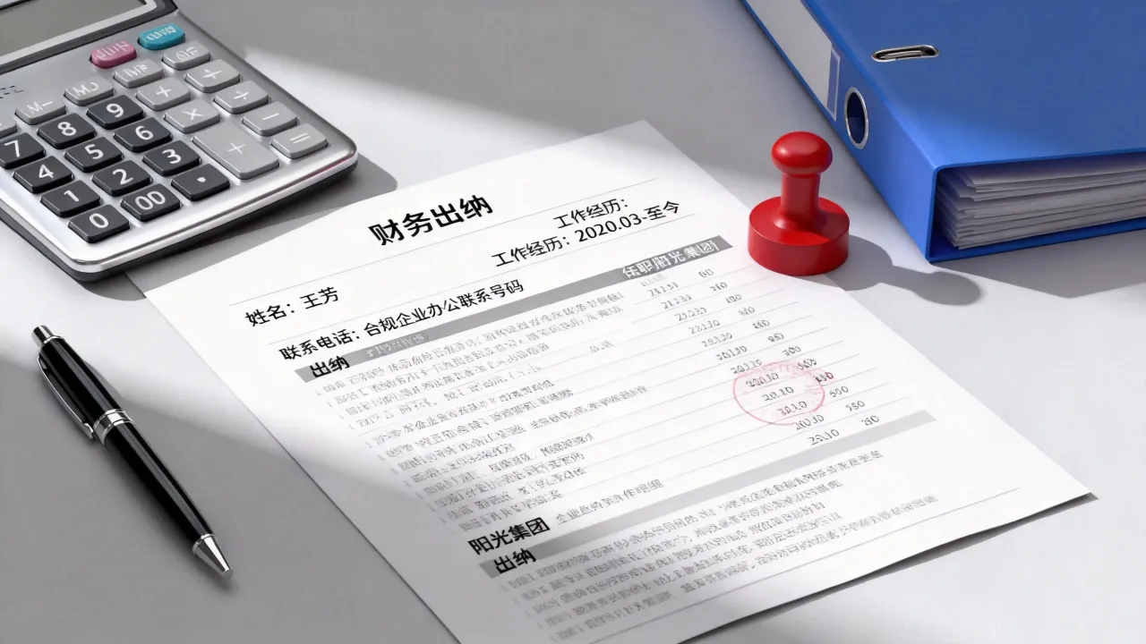 财务出纳简历怎么写,出纳简历模板范文有哪些-图1 财务出纳简历怎么写,出纳简历模板范文有哪些-图1