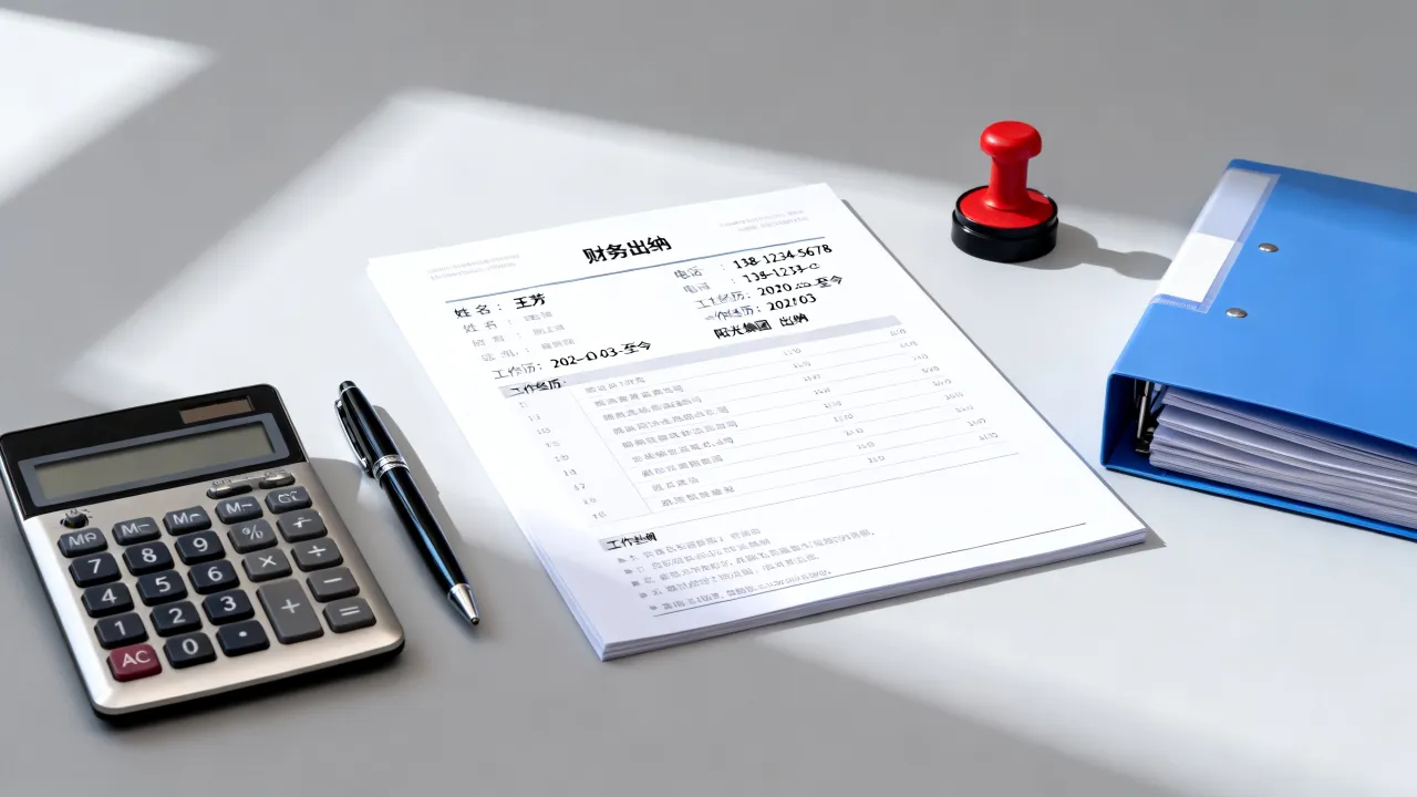 财务出纳简历怎么写,出纳简历模板范文有哪些-图2 财务出纳简历怎么写,出纳简历模板范文有哪些-图2