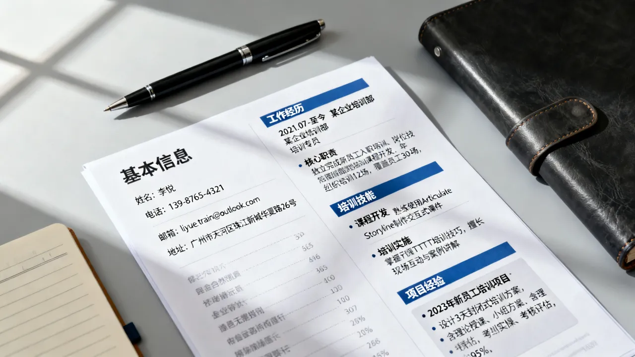 培训专员简历怎么写,培训专员简历范文模板有哪些-图2 培训专员简历怎么写,培训专员简历范文模板有哪些-图2