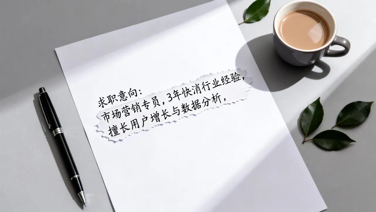 简历工作目标怎么写?求职意向简短范文精选-图3 简历工作目标怎么写?求职意向简短范文精选-图3