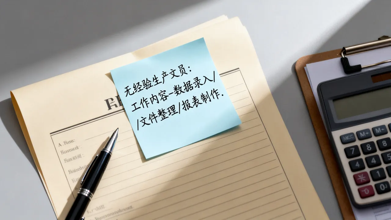 生产文员简历怎么写?无经验如何写好吸引HR,工作内容-图2 生产文员简历怎么写?无经验如何写好吸引HR,工作内容-图2