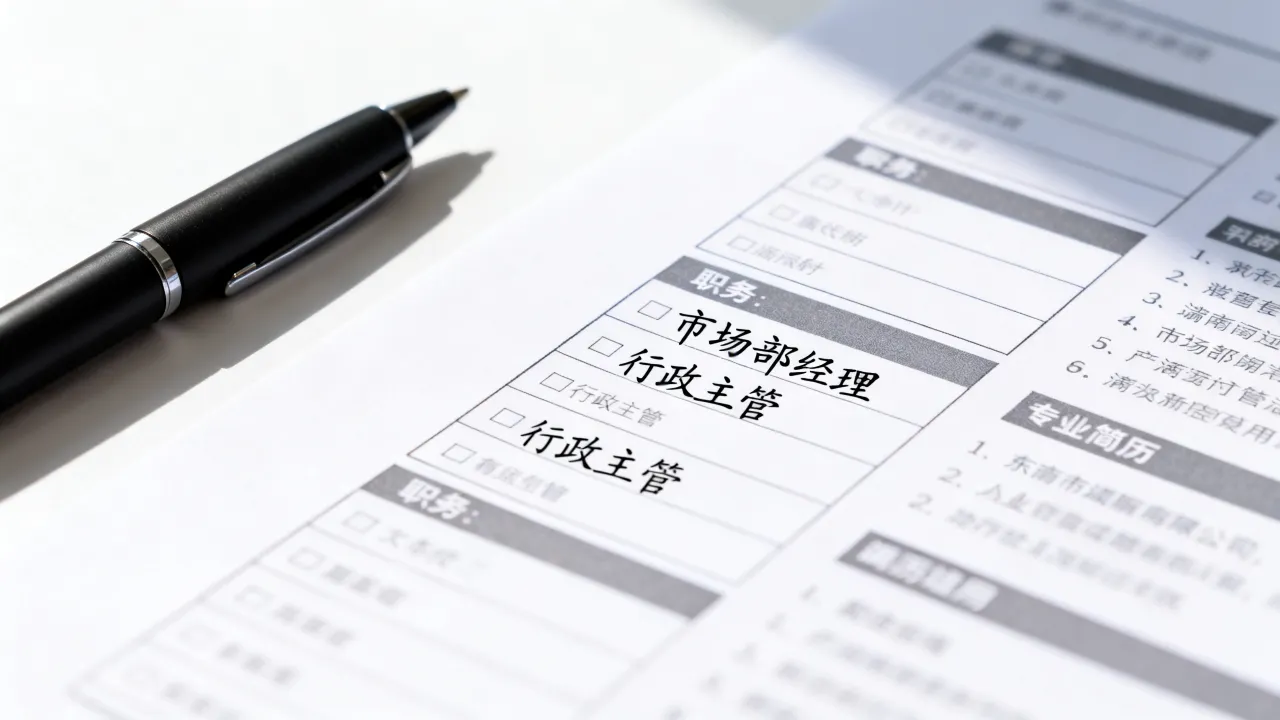 简历上职务怎么填写,简历职务怎么填写才正确?-图2 简历上职务怎么填写,简历职务怎么填写才正确?-图2