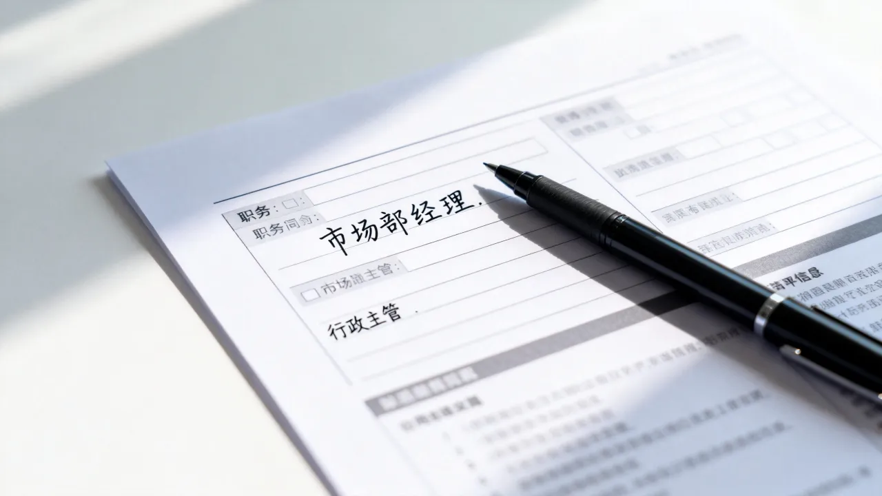 简历上职务怎么填写,简历职务怎么填写才正确?-图3 简历上职务怎么填写,简历职务怎么填写才正确?-图3