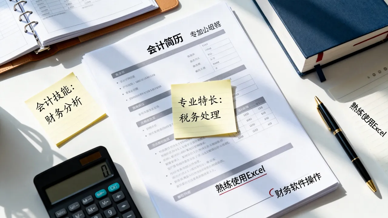 会计简历技能怎么写才能打动HR?会计简历专业技能特长-图3 会计简历技能怎么写才能打动HR?会计简历专业技能特长-图3