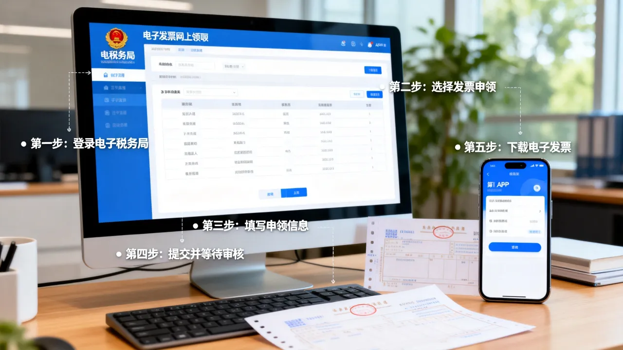 网上如何领发票,电子发票网上申领流程详解?-图1 网上如何领发票,电子发票网上申领流程详解?-图1
