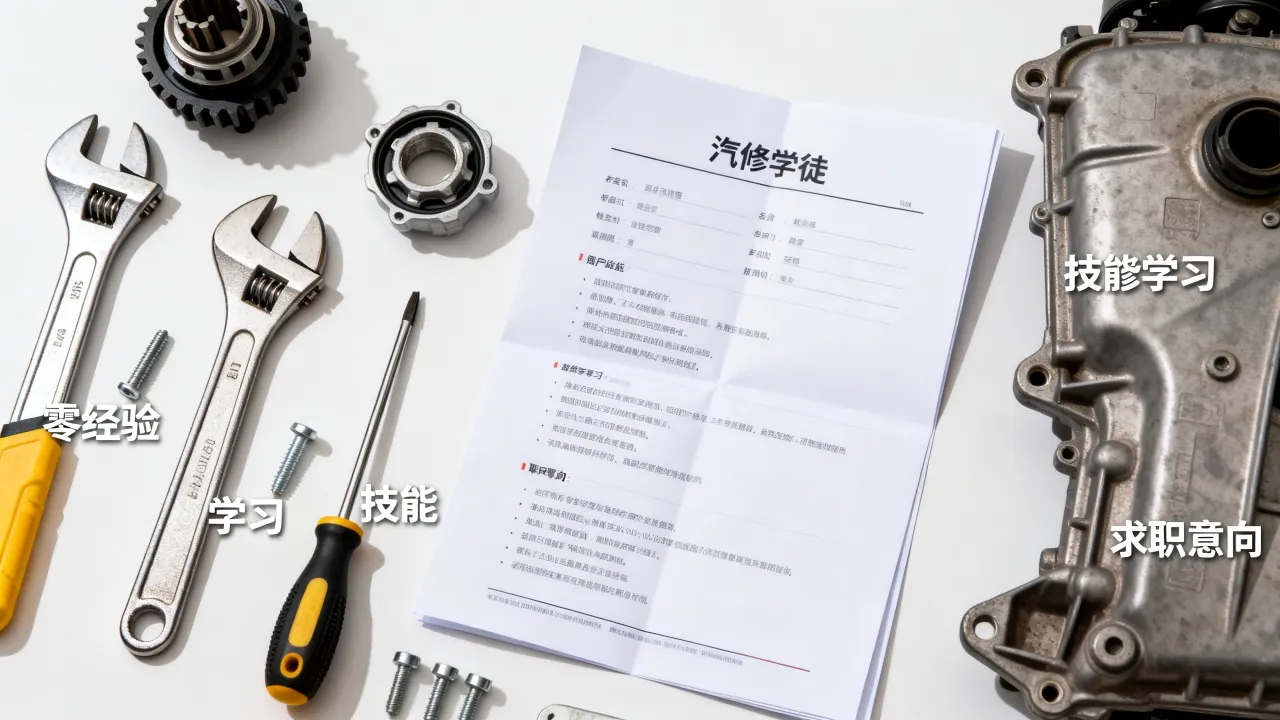 汽修求职简历怎么写才抢手,零经验汽修学徒简历范文模板-图2 汽修求职简历怎么写才抢手,零经验汽修学徒简历范文模板-图2