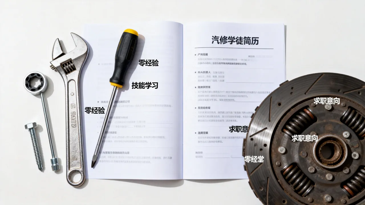 汽修求职简历怎么写才抢手,零经验汽修学徒简历范文模板-图3 汽修求职简历怎么写才抢手,零经验汽修学徒简历范文模板-图3