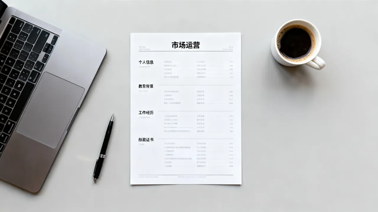 市场运营简历怎么写?零基础如何写出高分简历?-图3 市场运营简历怎么写?零基础如何写出高分简历?-图3
