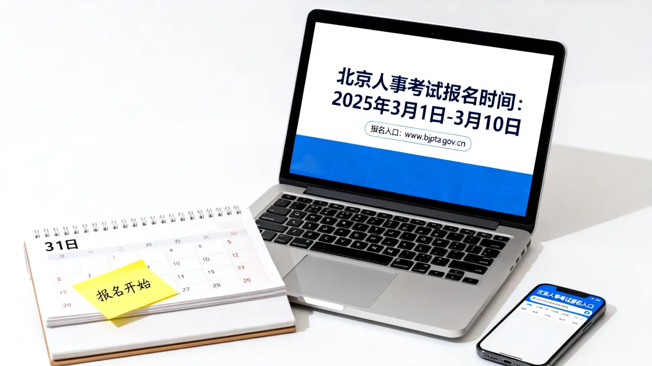 北京人事考试报名时间是什么时候,报名入口在哪?