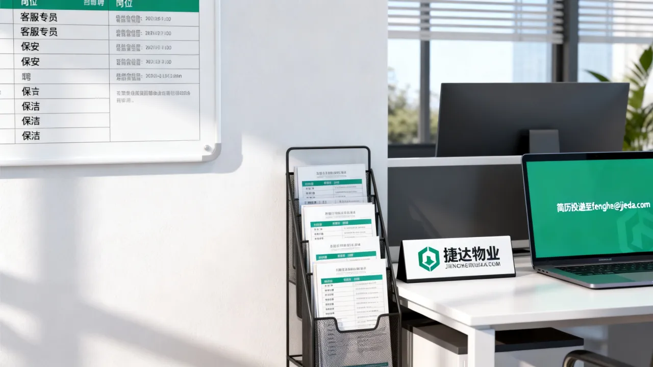 奉化捷达物业招聘具体有哪些岗位?怎么投递简历-图1 奉化捷达物业招聘具体有哪些岗位?怎么投递简历-图1