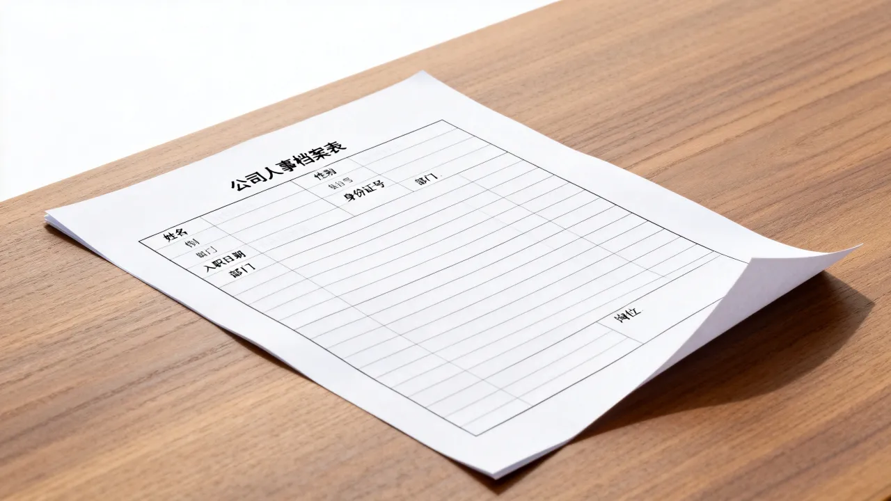 公司人事档案表怎么填写?人事档案表有哪些必填项目?-图2 公司人事档案表怎么填写?人事档案表有哪些必填项目?-图2