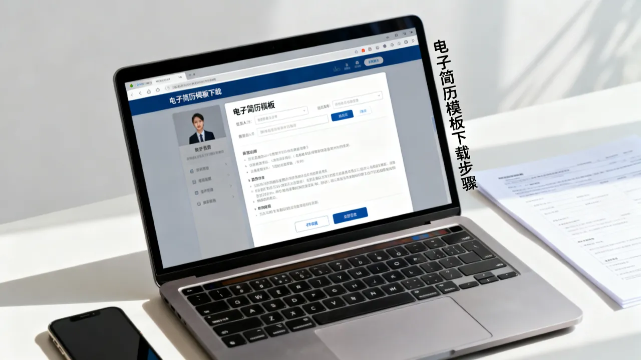 电子简历模板怎么下载?免费电子简历模板哪里可以下载?