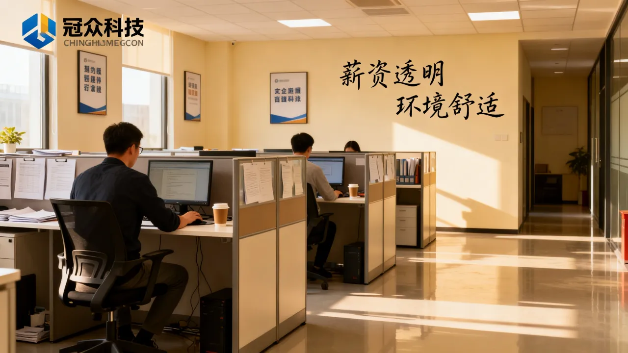 冠众科技招聘靠谱吗,薪资待遇和工作环境怎么样?-图3 冠众科技招聘靠谱吗,薪资待遇和工作环境怎么样?-图3