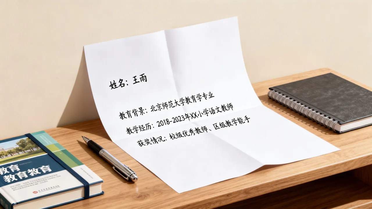教师主要简历怎么写,教师简历主要写什么内容-图1 教师主要简历怎么写,教师简历主要写什么内容-图1