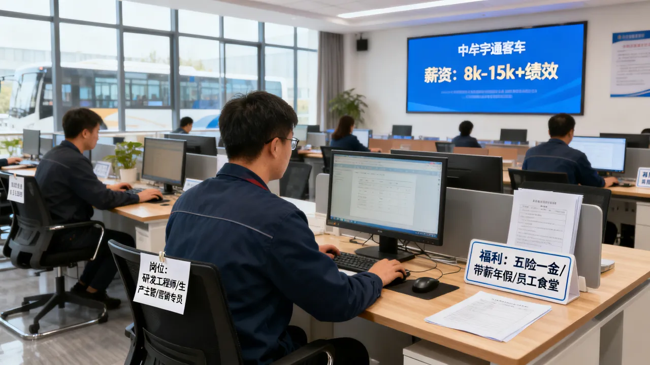 中牟宇通客车招聘都有什么岗位?薪资福利待遇怎么样?-图3 中牟宇通客车招聘都有什么岗位?薪资福利待遇怎么样?-图3