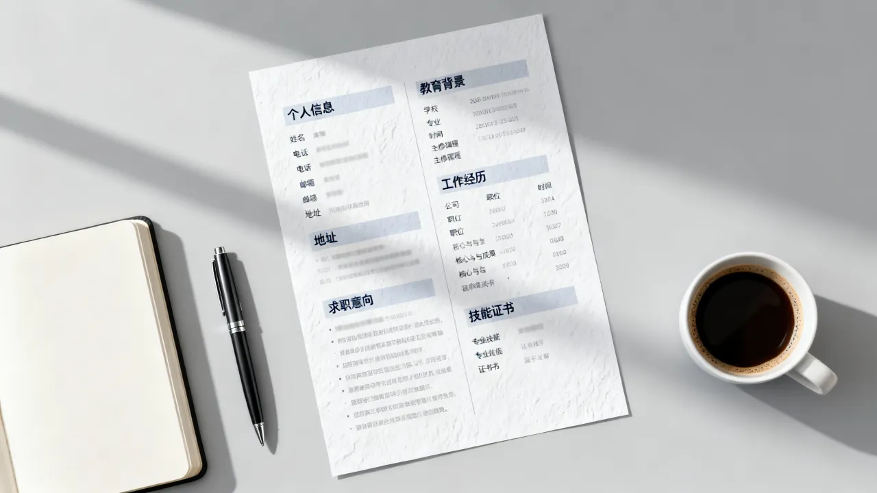 应聘的简历怎么写？如何写出HR秒过的简历模板？-图1