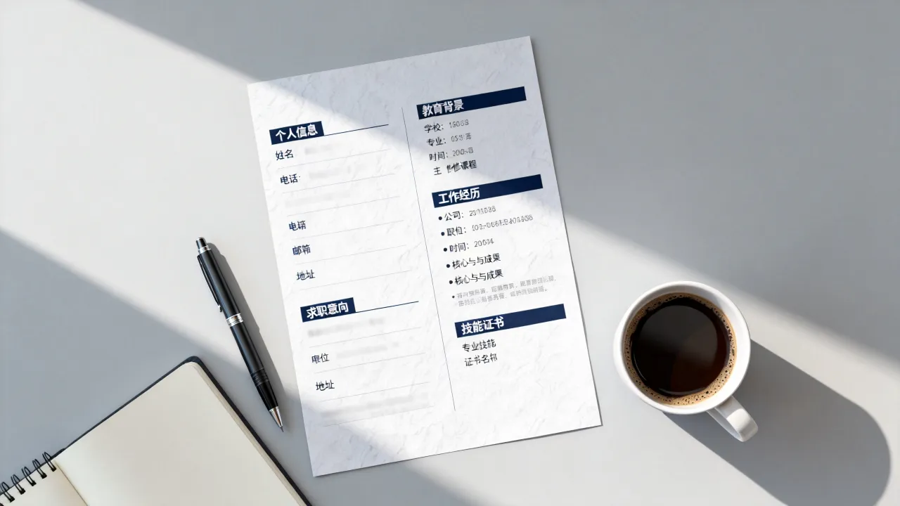 应聘的简历怎么写？如何写出HR秒过的简历模板？-图3
