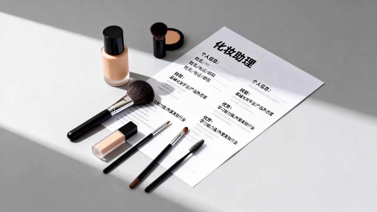 化妆助理简历怎么写?没有经验能应聘吗,如何突出优势?-图2 化妆助理简历怎么写?没有经验能应聘吗,如何突出优势?-图2