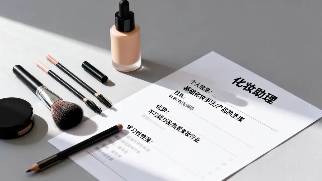 化妆助理简历怎么写?没有经验能应聘吗,如何突出优势?-图3 化妆助理简历怎么写?没有经验能应聘吗,如何突出优势?-图3