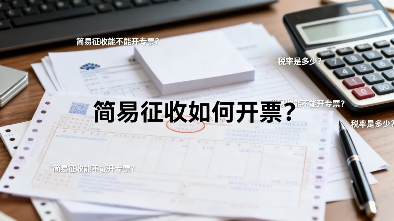 简易征收如何开票？简易征收能不能开专票税率是多少-图1