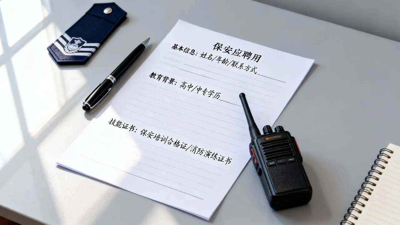 保安应聘简历怎么写，没有工作经验该写哪些内容-图1