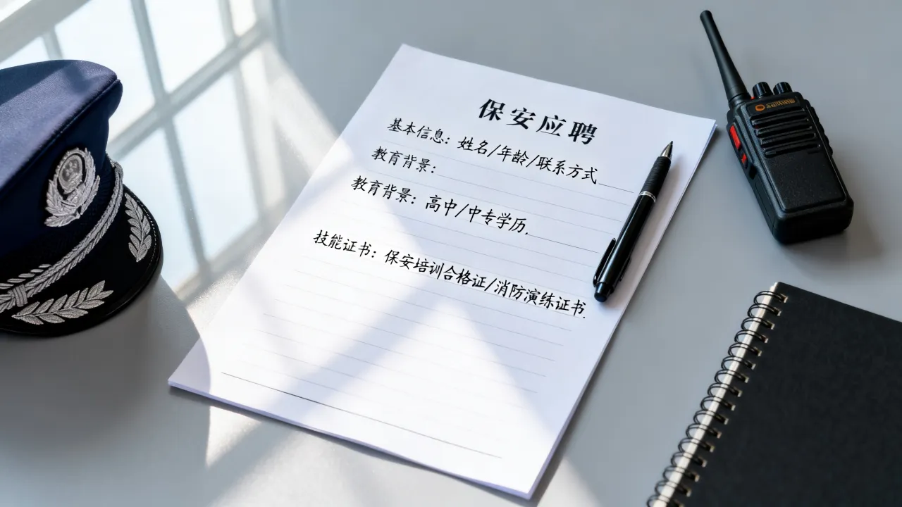 保安应聘简历怎么写，没有工作经验该写哪些内容-图3
