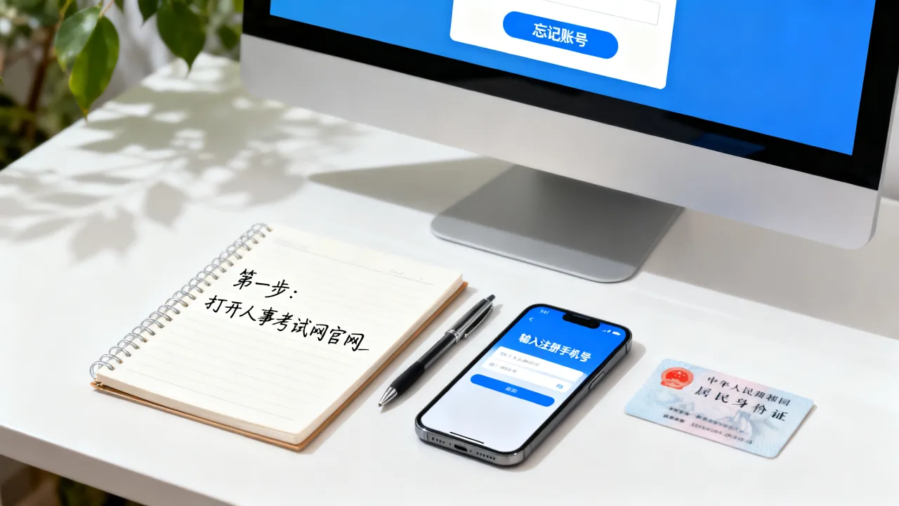 人事考试网用户名怎么查?忘记账号怎么找回-图3 人事考试网用户名怎么查?忘记账号怎么找回-图3