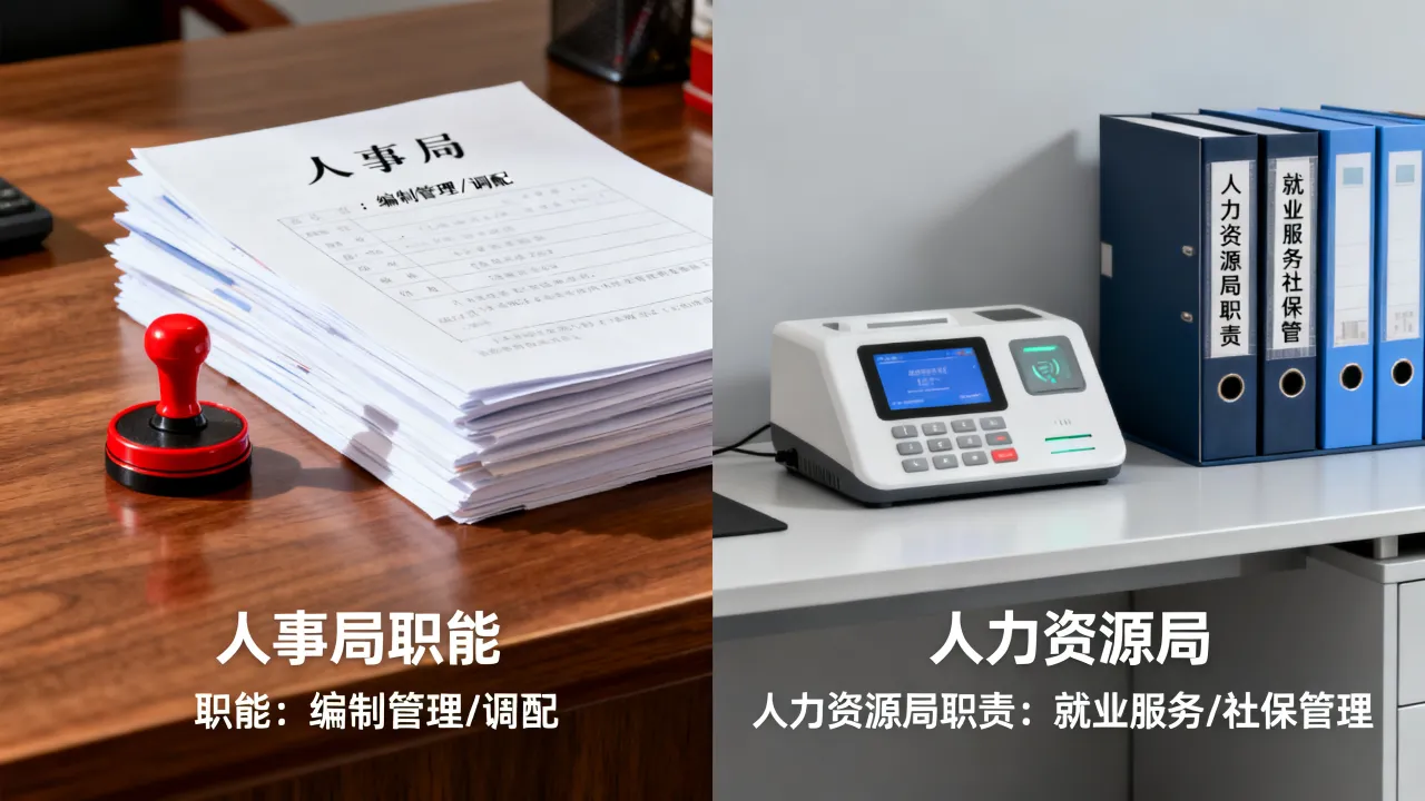 人事局和人力资源局有什么区别?哪个更有实权?-图2 人事局和人力资源局有什么区别?哪个更有实权?-图2