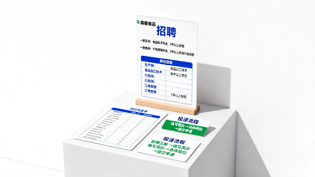 森馨食品招聘有哪些岗位和条件?怎么网上投递?-图3 森馨食品招聘有哪些岗位和条件?怎么网上投递?-图3