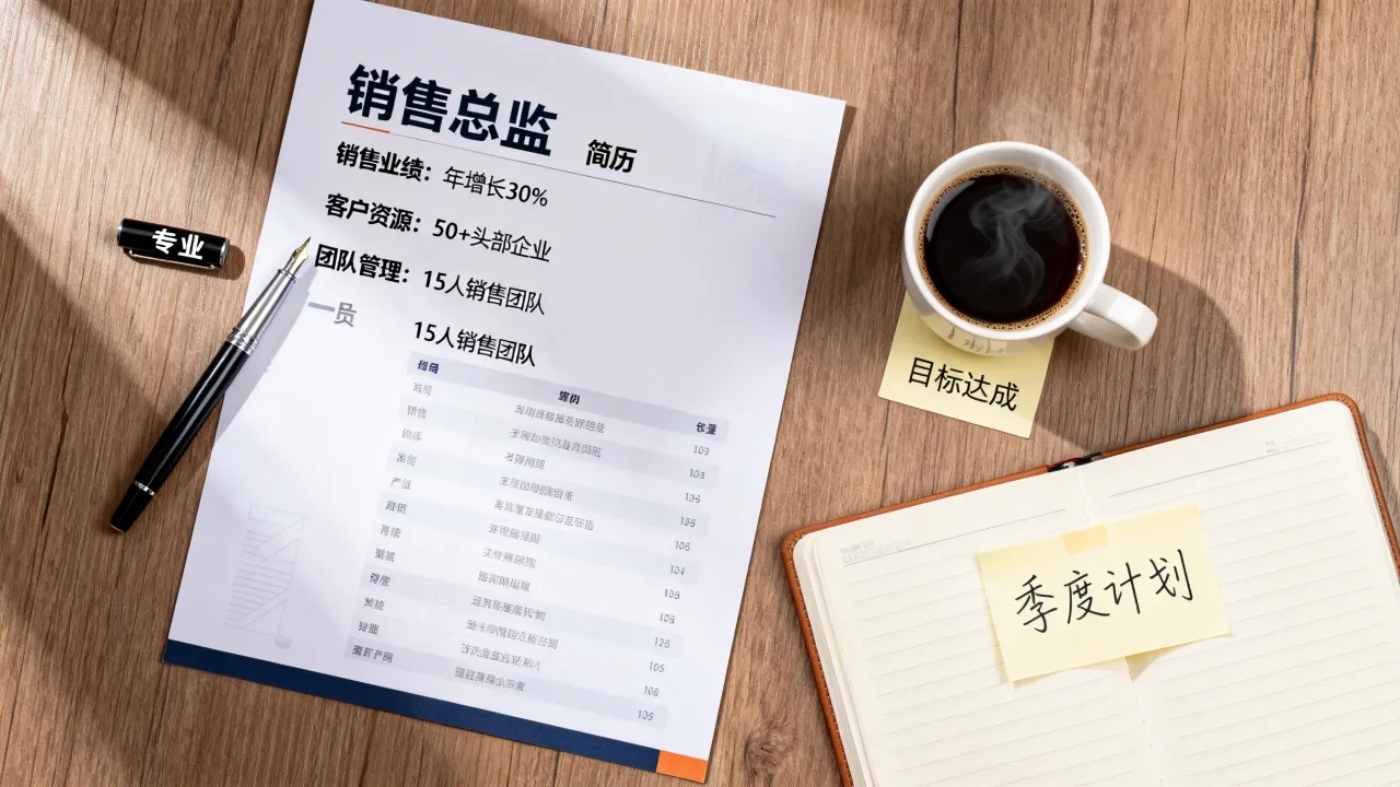 销售总监简历怎么写,突出哪些重点最能吸引面试官