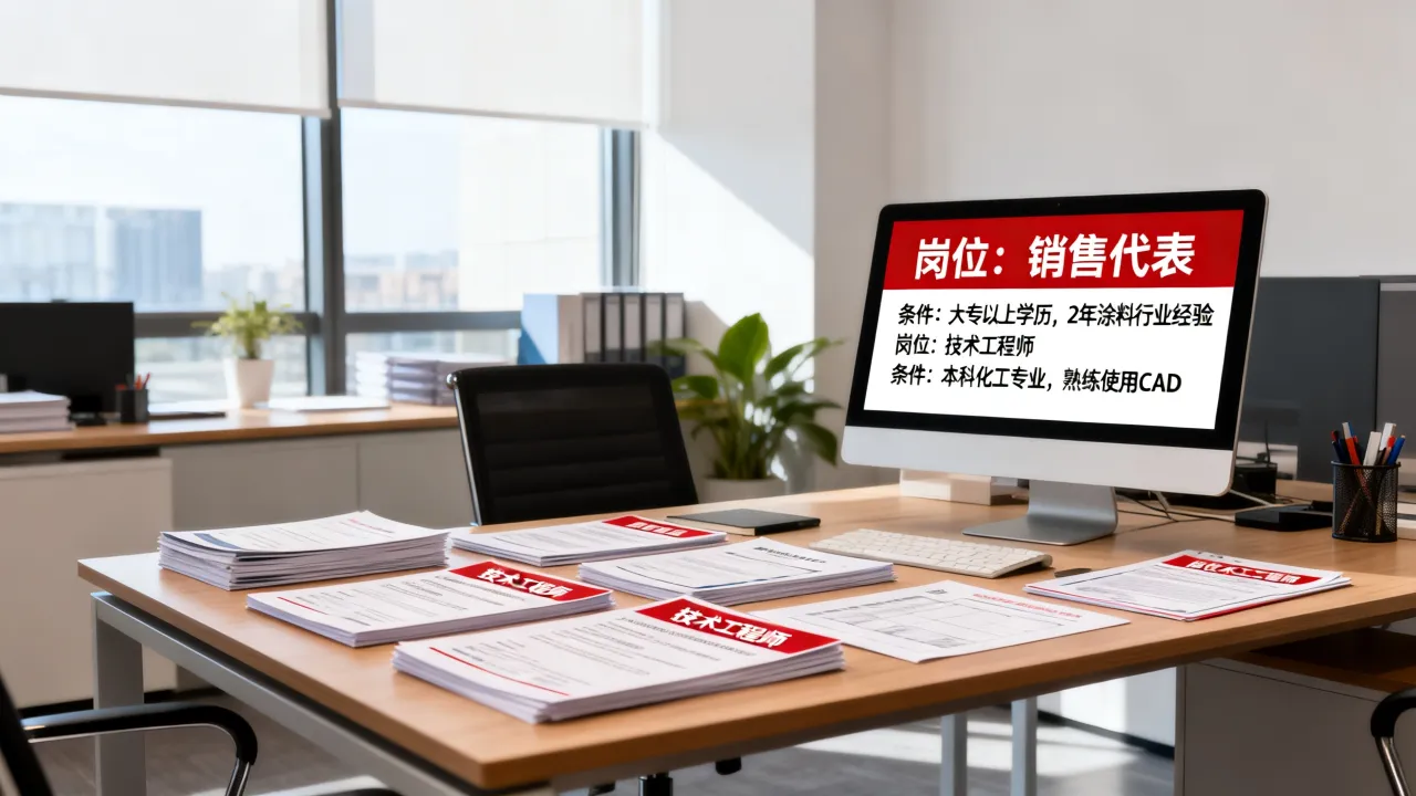 呼市涂料公司招聘有哪些岗位？招聘条件是什么-图1