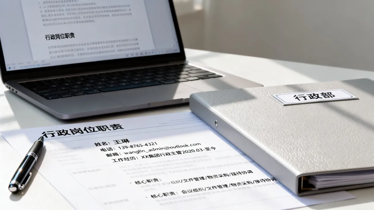 行政岗位怎么写简历?行政简历范文模板怎么写?-图3 行政岗位怎么写简历?行政简历范文模板怎么写?-图3