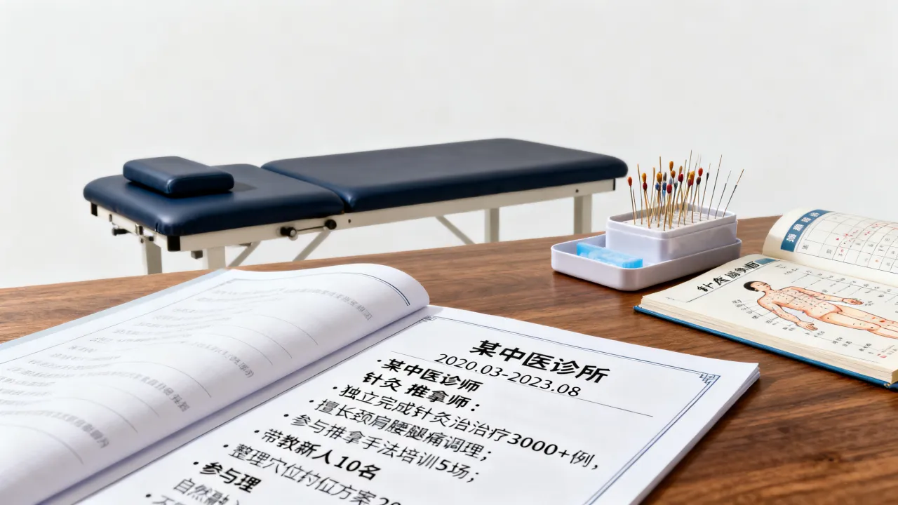 针灸推拿简历怎么写,针灸推拿师简历模板范文工作经历怎么写-图1 针灸推拿简历怎么写,针灸推拿师简历模板范文工作经历怎么写-图1