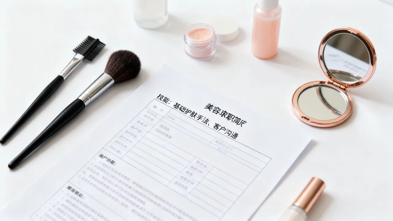 美容求职简历怎么写?没有经验如何突出亮点获得面试?-图2 美容求职简历怎么写?没有经验如何突出亮点获得面试?-图2