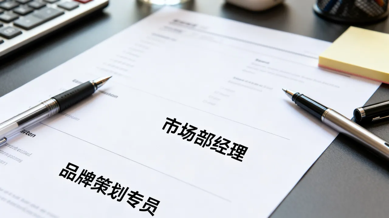 简历职位名称怎么填,应聘岗位怎么写让面试官眼前一亮-图1 简历职位名称怎么填,应聘岗位怎么写让面试官眼前一亮-图1
