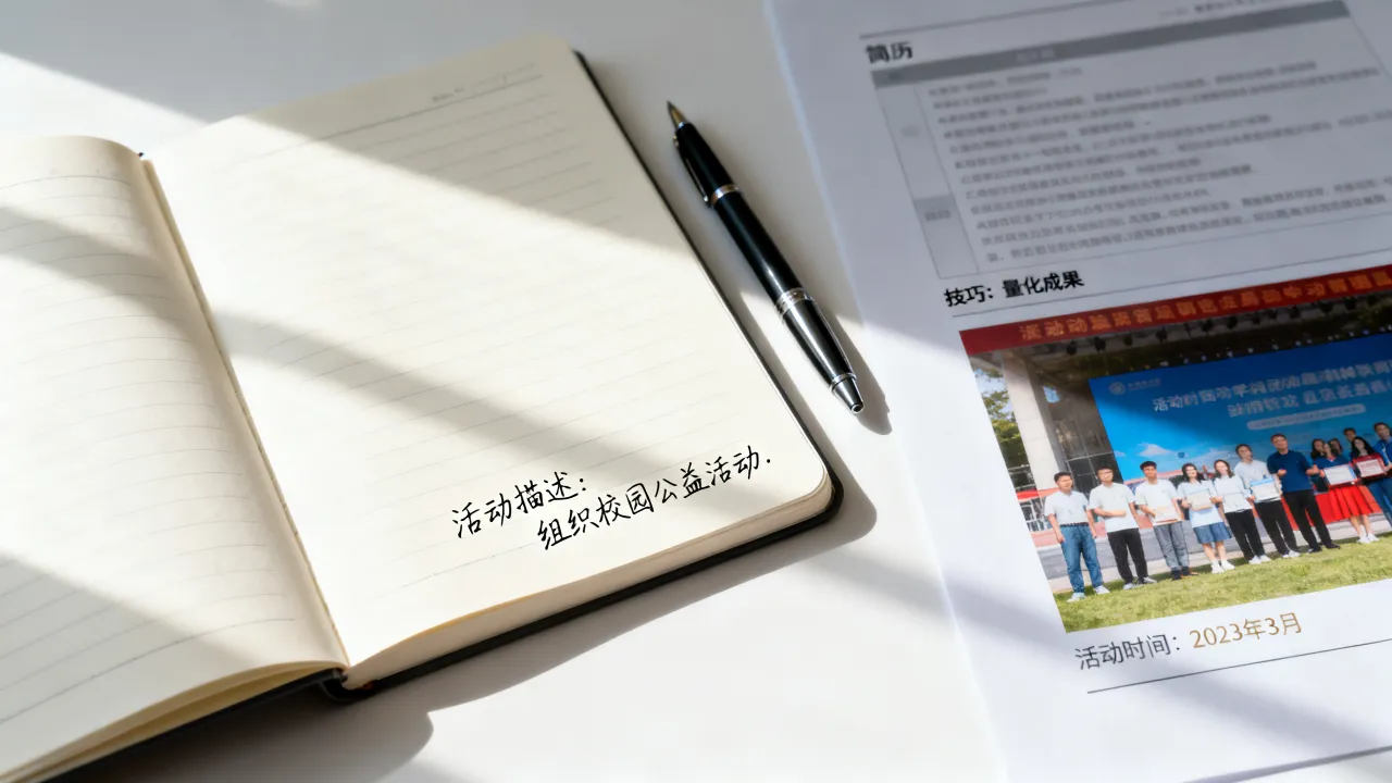 简历在校活动怎么写,有哪些写作技巧和模板?-图2 简历在校活动怎么写,有哪些写作技巧和模板?-图2