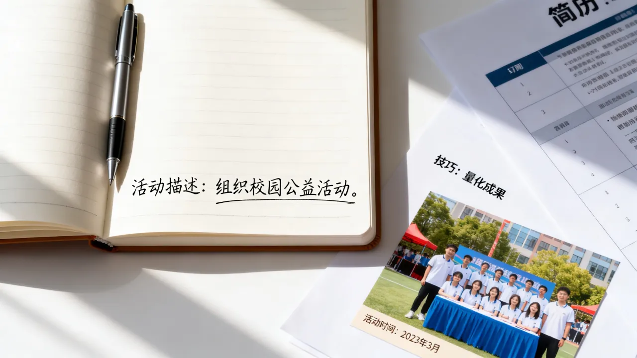 简历在校活动怎么写,有哪些写作技巧和模板?-图3 简历在校活动怎么写,有哪些写作技巧和模板?-图3