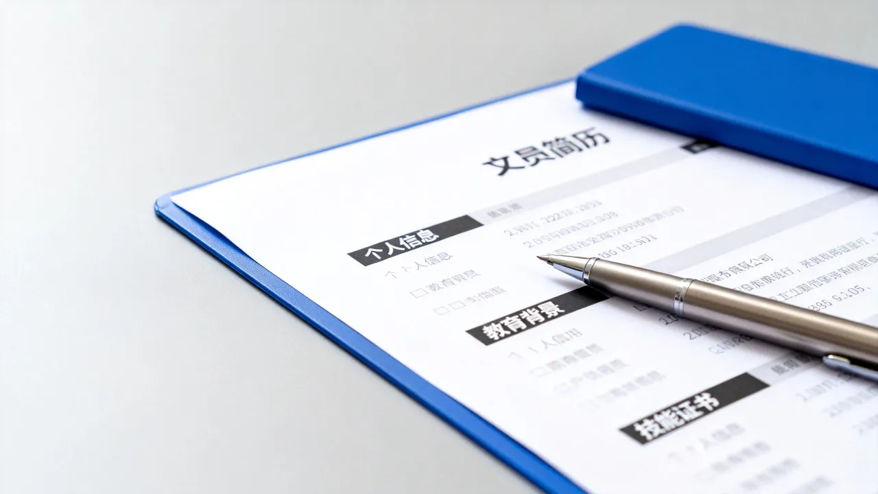 面试文员简历怎么写?,没有相关经验如何扬长避短?