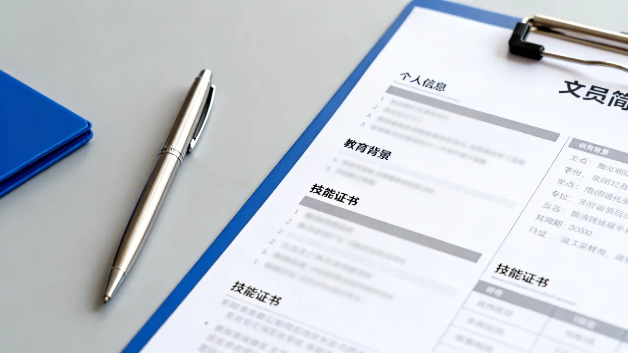 面试文员简历怎么写?,没有相关经验如何扬长避短?-图3 面试文员简历怎么写?,没有相关经验如何扬长避短?-图3