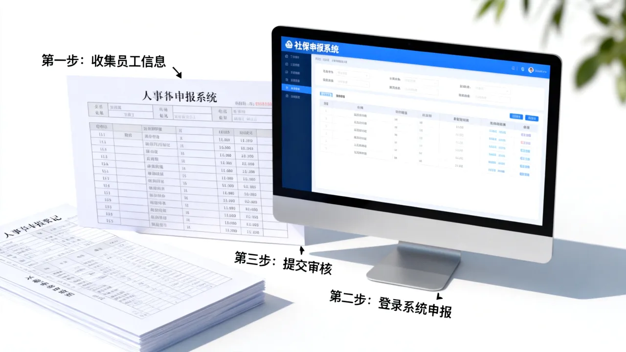 人事社保办理流程是什么,公司给员工交社保的具体步骤有哪些-图2 人事社保办理流程是什么,公司给员工交社保的具体步骤有哪些-图2